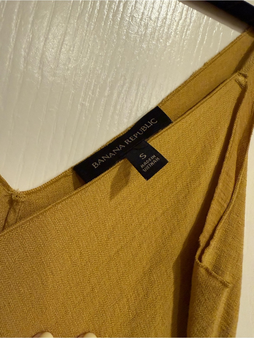 Banana Republic Mustard Slip Maxi Dress with Spaghetti Straps - Picture 2 of 2